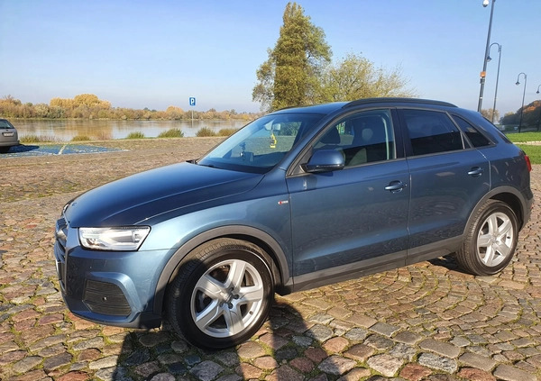 Audi Q3 cena 69900 przebieg: 124700, rok produkcji 2015 z Grudziądz małe 46